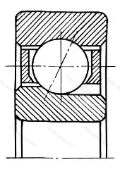 Модификация подшипника 2-76101БТ размер 12x28x8