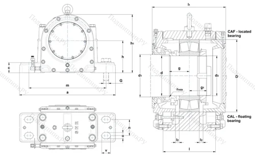 Подшипниковый корпус SNOE 224 CAL в Улан-Удэ
