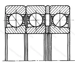 Подшипник  566318 размер 90x190x134,1