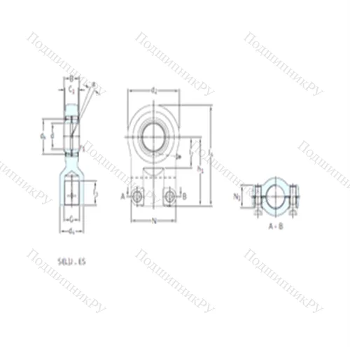 Подшипник скольжения сферический SIJ 30ES