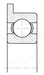 Модификация подшипника 124-2840083 