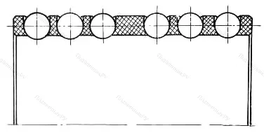Подшипник  110910 размер 51,8x58x39,6
