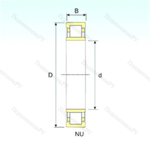 Подшипник роликовый радиальный NU 29/1000 от производителя  ISB