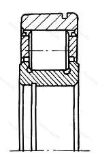 Модификация подшипника 6-112741Т1 размер 205x280x32