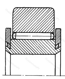 Модификация подшипника 914900 размер 9,525x22,225x14,29/11,8