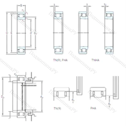 Подшипник роликовый радиальный N 1010 KPHA/SP