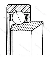 Модификация подшипника 226906К размер 32x72x30