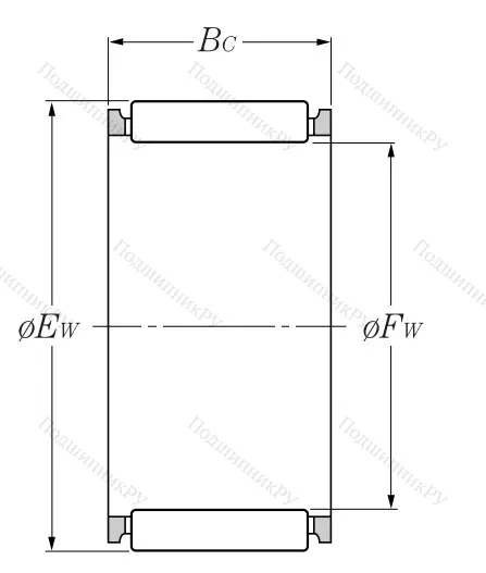 Подшипник K 12x15x13 V 1 JP (NTN)