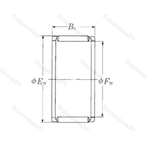 Подшипник игольчатый радиальный FWJ-172332Z