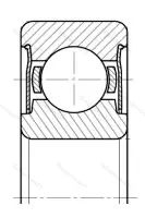 Модификация подшипника 80305А размер 25x62x17