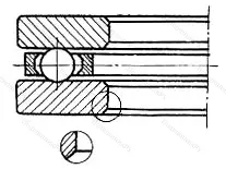 Подшипник 59188F размер 440x540x60