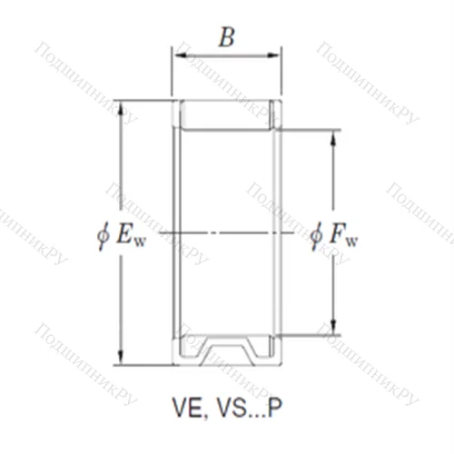 Подшипник игольчатый радиальный VE 334120AB 3