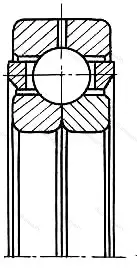 Модификация подшипника 26-126124Б размер 120x180x28
