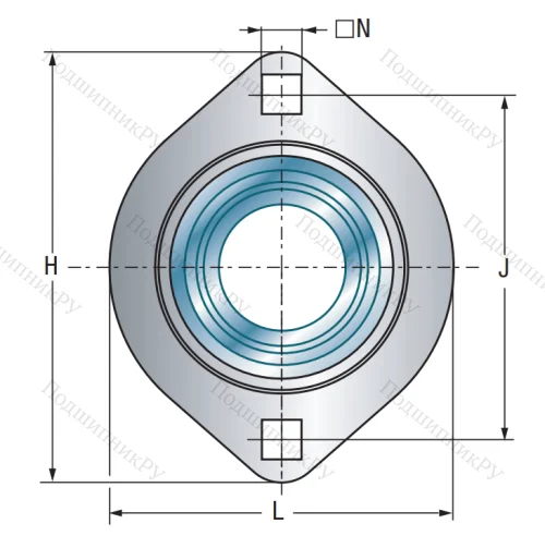 Подшипниковый корпус  PFL 205 в Улан-Удэ