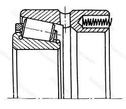 Модификация подшипника 2208ЛМ размер 40x80x18 ГОСТ 520-89