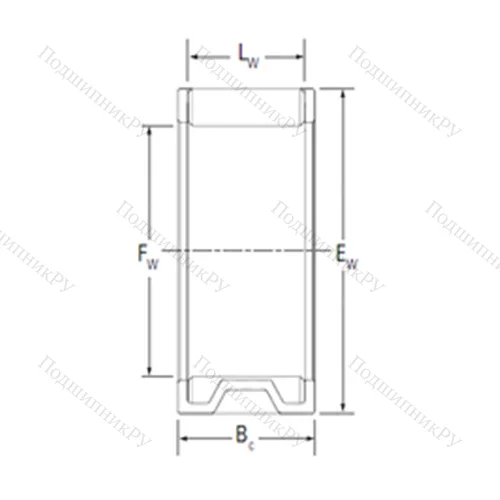 Подшипник игольчатый радиальный 23VS 2812AP