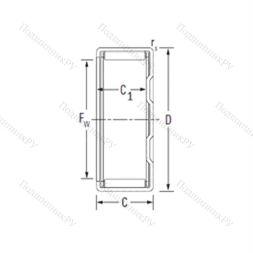 Подшипник игольчатый радиальный F-220469