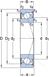 Подшипник S 7006 ACE/HCP 4BVG 275