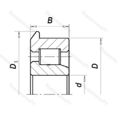 Подшипник роликовый радиальный BC 1B 326120/HB 1