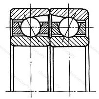 Подшипник  366134 размер 170x260x84 от производителя  ГПЗ-7