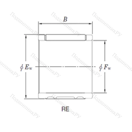 Подшипник игольчатый радиальный RE 151917BL 3
