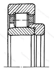 Модификация подшипника 2313КМШ размер 65x140x33 2313КМШ