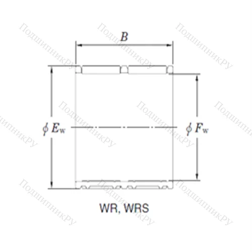 Подшипник игольчатый радиальный 26WR 3124-2