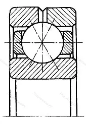 Подшипник  Q 218 (116218) размер 90x160x30
