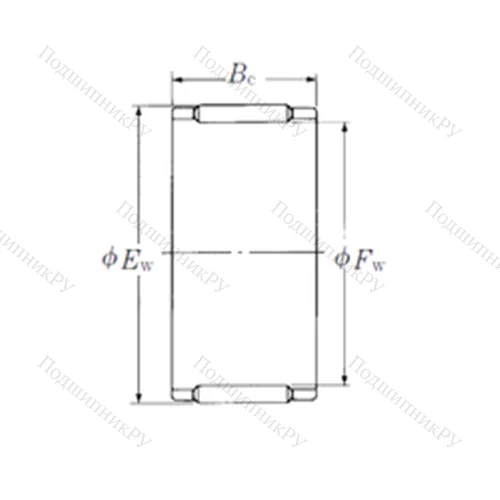 Подшипник игольчатый радиальный FBNP-81113