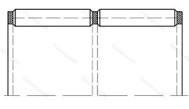 Модификация подшипника 664714Д размер 72x83x42,5 ГПЗ-11