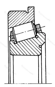 Модификация подшипника 677/1000 размер 1000x1110x40