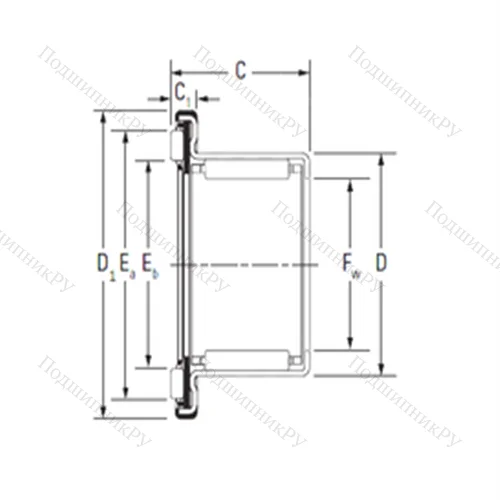 Подшипник комбинированный RAX 712