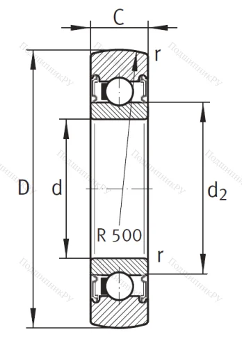 Подшипник LR 203 NPPU (ZEN) от производителя  ZEN