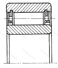 Подшипник  3104236 размер 180x320x112