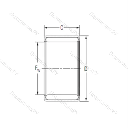 Подшипник игольчатый радиальный Y 66