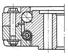 Модификация подшипника 3687/1112 размер 1112x1400x120 ГПЗ-1 от производителя  ГПЗ-1