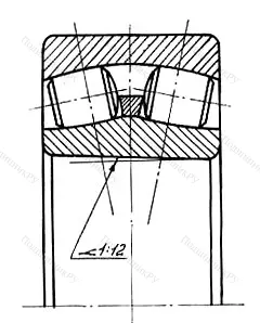 Модификация подшипника 153524 размер 120x215x58