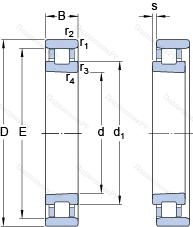 Подшипник N 1008 KPHA/SP