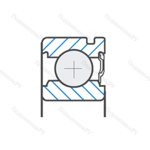 Подшипник шариковый радиальный