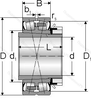 Подшипник  183715 размер 75x150x51,5