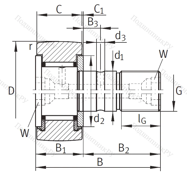 Подшипник KR 22 X PP A