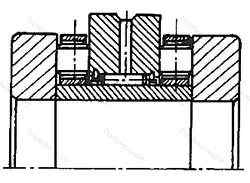 Подшипник ZARN 2557TN/P 4 размер 25x57/47x50