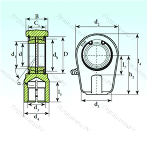 Подшипник скольжения сферический TAPR 425 N