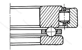 Модификация подшипника 608832Л размер 160x250/220x42,5