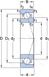 Подшипник 7018 ACE/P 4BVG 275