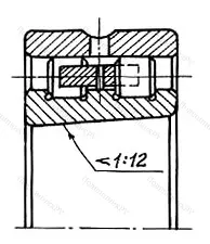 Модификация подшипника 21821/670М размер 670x980x180