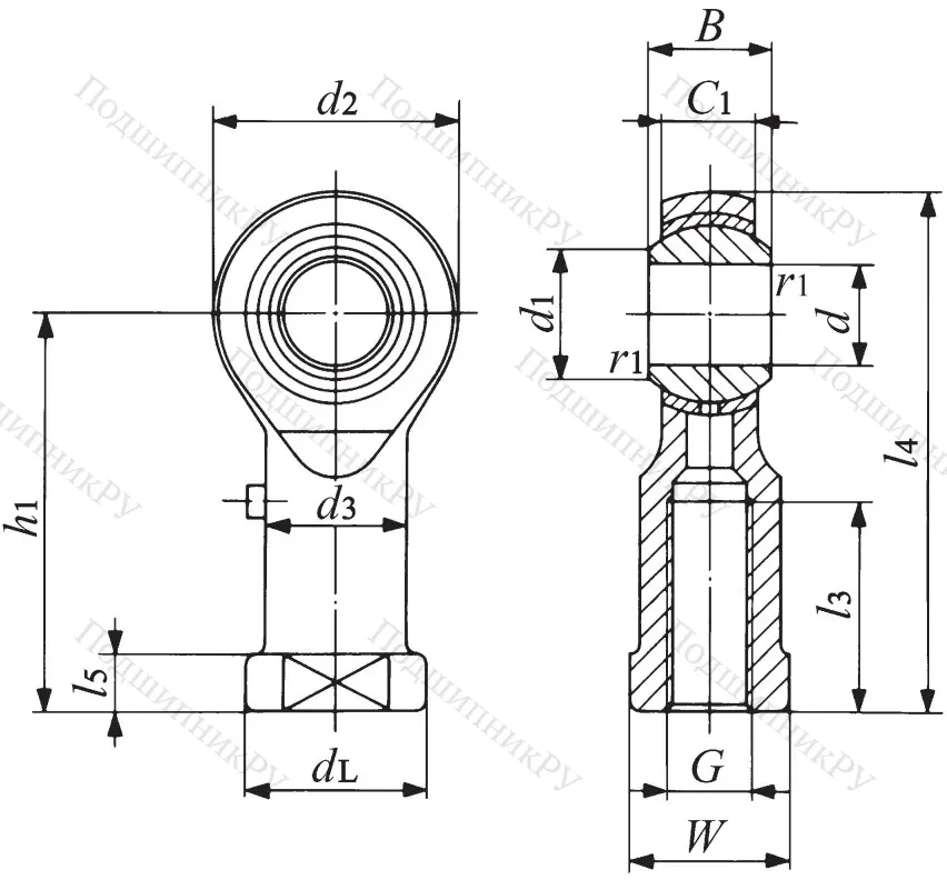 Шарнирная головка PHS 16 L