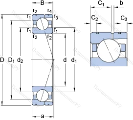 Подшипник 7032 ACD/HCP 4AL в Улан-Удэ