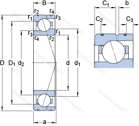 Подшипник 71913 CE/P 4AL