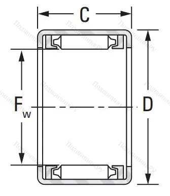 Подшипник обгонной муфты обгонная муфта FC 25